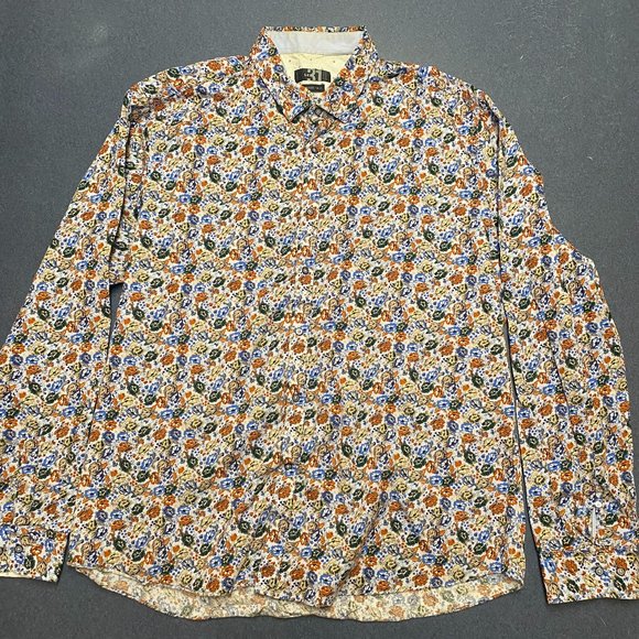 Floral Simons(Le 31) Semi-Fit (L) Shirt - Picture 1 of 5